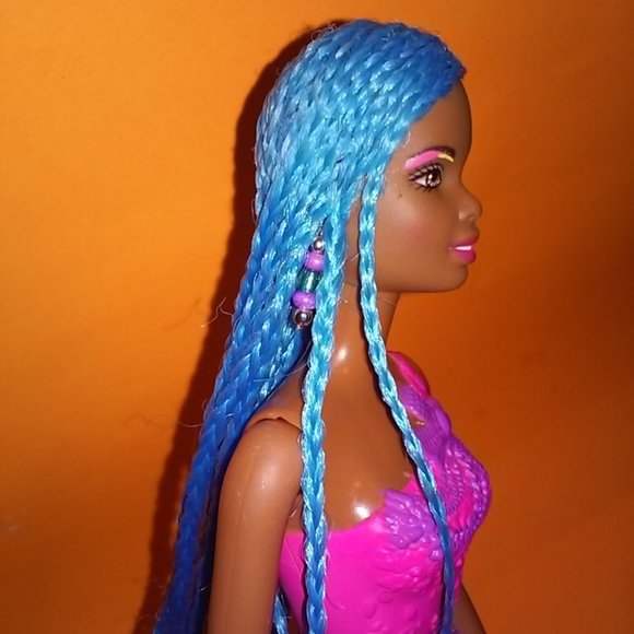 Barbie Doll Christie Ballet Dancer with Blue Braids Hairstyle - Picture 4 of 12